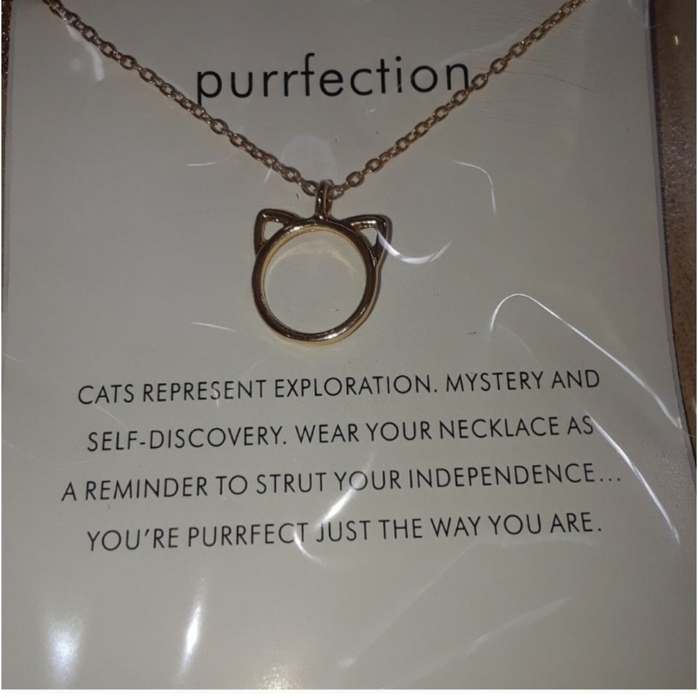 Purrfection Cat Necklace - Picture 3 of 3